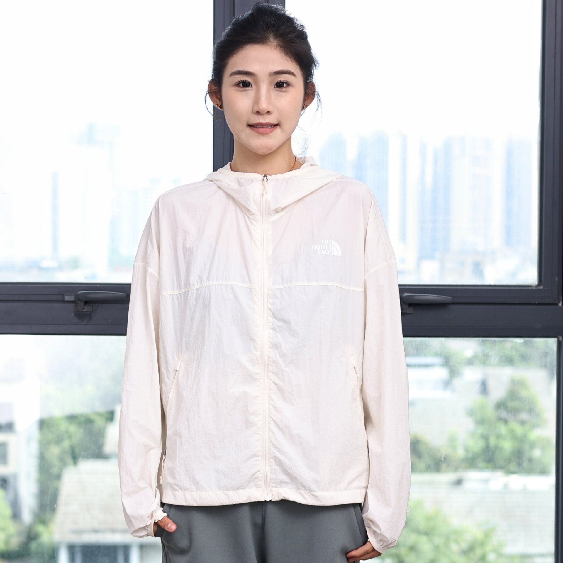 【正品】北面皮肤衣防晒外套女图片