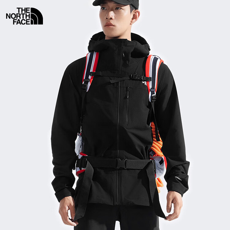 正品北面男巅峰系列防泼软壳外套