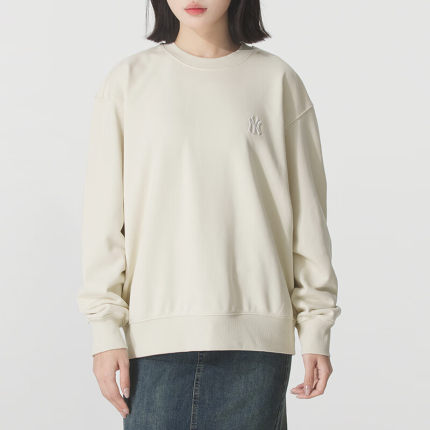 MLB卫衣男女同款25秋新款运动时尚休闲圆领套头长袖上衣3AMTB0154