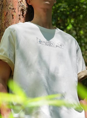 The North Face北面短袖男女款春夏户外情侣棉质舒适透气T恤|8CSX