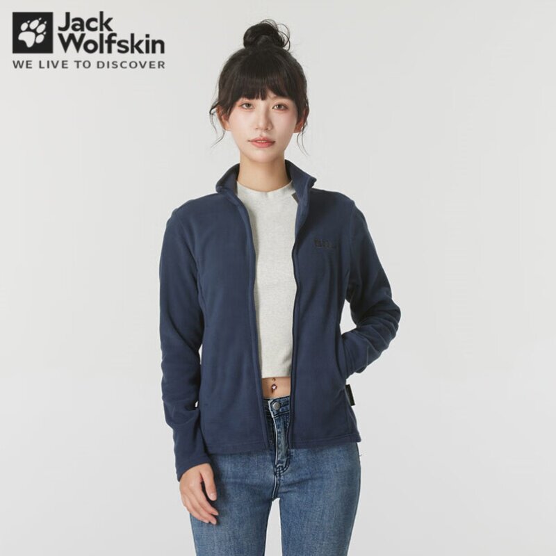 JackWolfskin狼爪抓绒衣女士25秋冬新款户外防风保暖外套1711391A