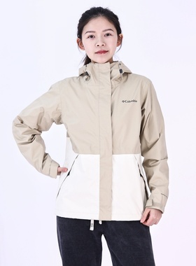 25秋冬Columbia哥伦比亚户外冲锋衣女防风防水连帽夹克外套XR5178