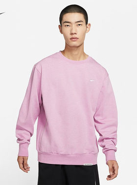 Nike耐克DRI-FIT男子速干篮球上衣圆领卫衣宽松运动套头衫DQ5821
