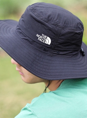 26春夏新款TheNorthFace北面男女户外可折叠防晒遮阳渔夫帽子5FX6