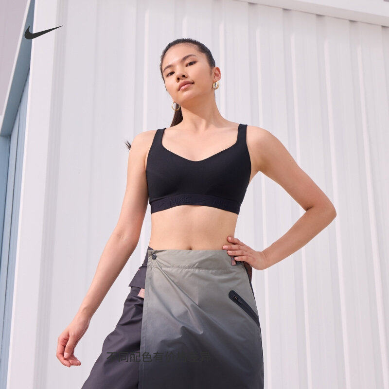 25冬季NIKE耐克女子 INDY 透气速干高强度支撑衬垫运动内衣FD1069