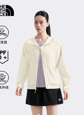 TheNorthFace北面皮肤衣女Streamlet运动轻薄防泼水防晒衣8BWD