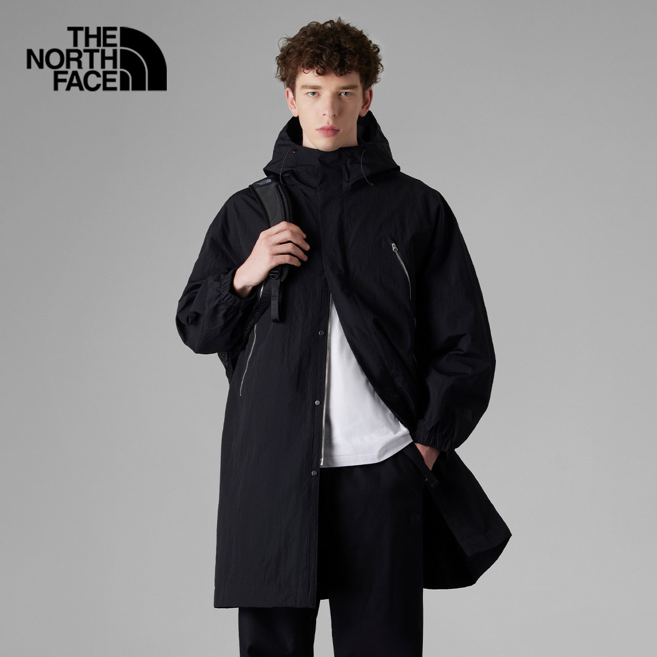 TheNorthFace北面风衣男士25秋冬新款户外拒水防风长款外套8AHK