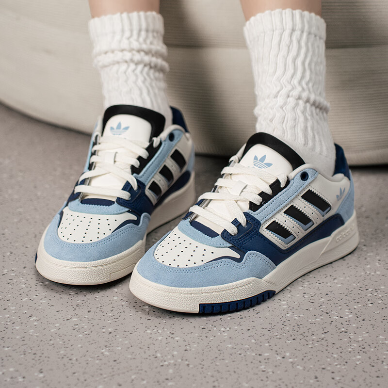adidas三叶草男板鞋防滑耐磨