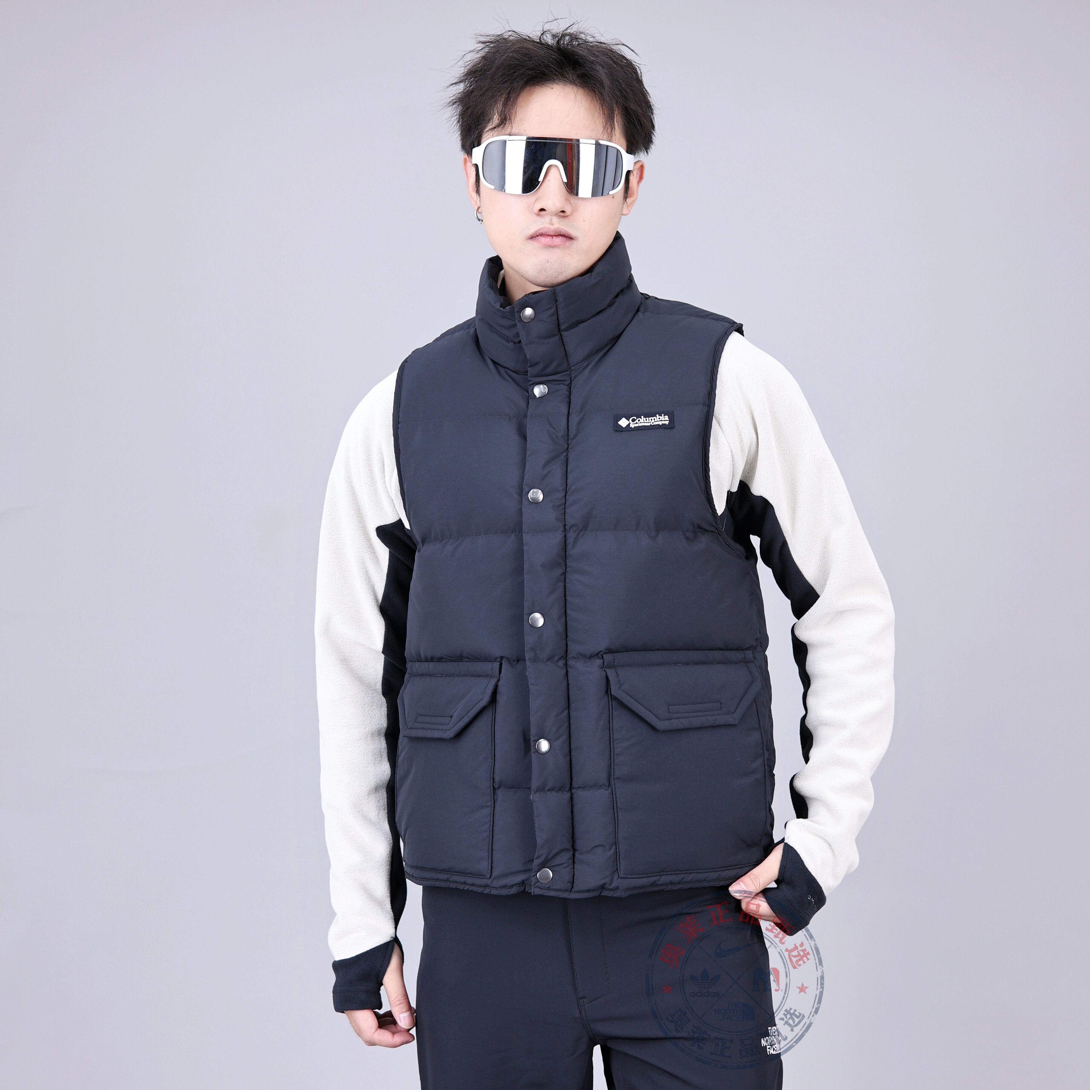 【正品】哥伦比亚羽绒马甲男外套