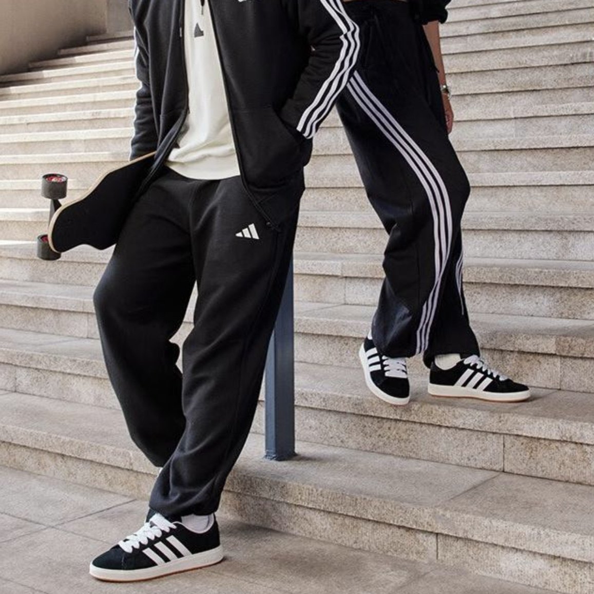 adidas阿迪达斯板鞋男女款25秋冬款百搭耐磨防滑运动休闲鞋IH6184