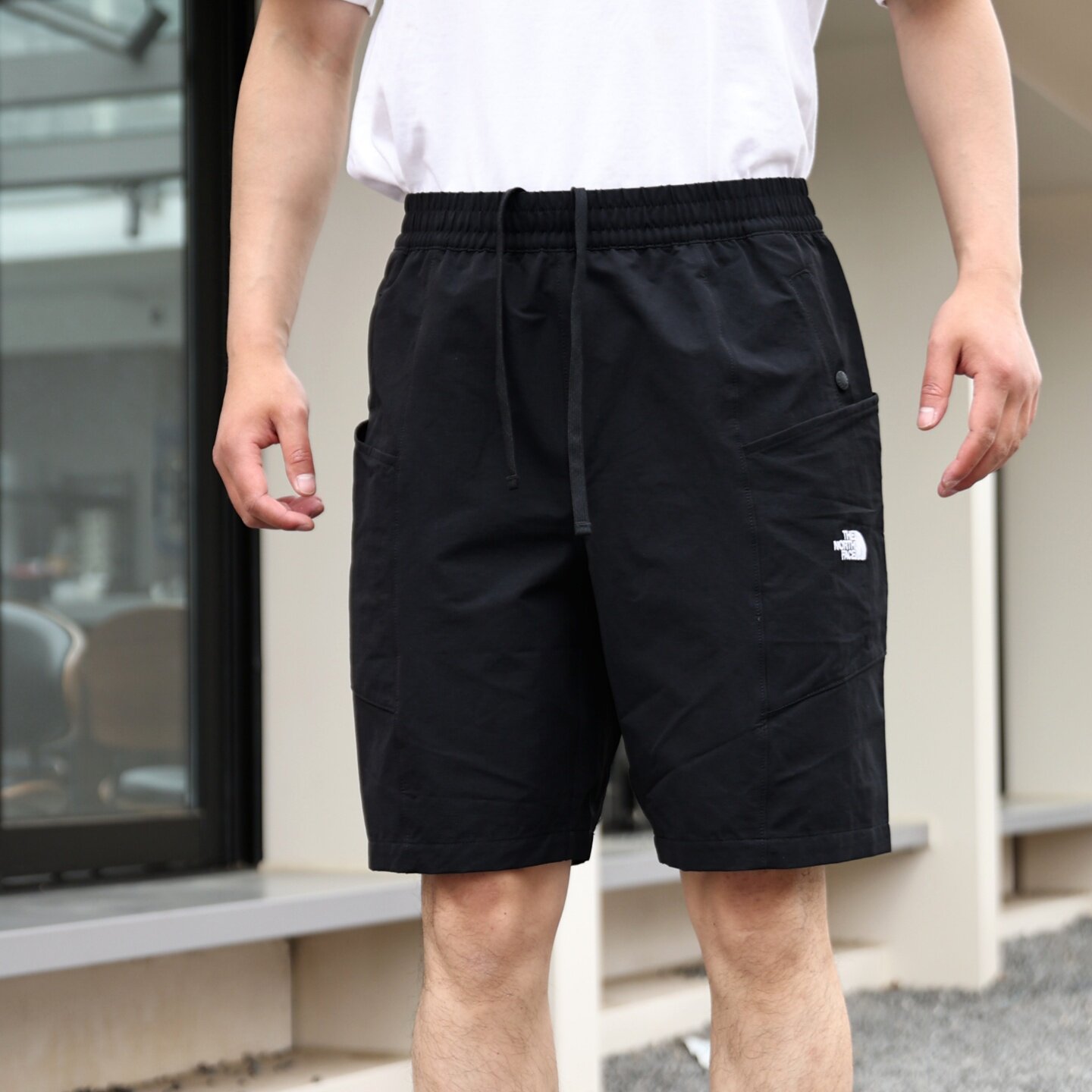 北面男防泼水工装裤休闲裤短裤