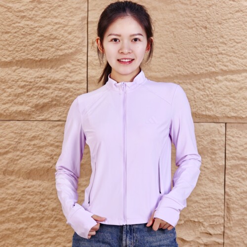 Adidas阿迪达斯外套女25新款MH KNIT JKT运动休闲显瘦夹克KE5781