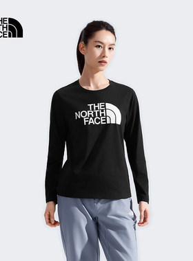 TheNorthFace北面长袖T恤女26春夏新款户外运动透气打底衫8GWC