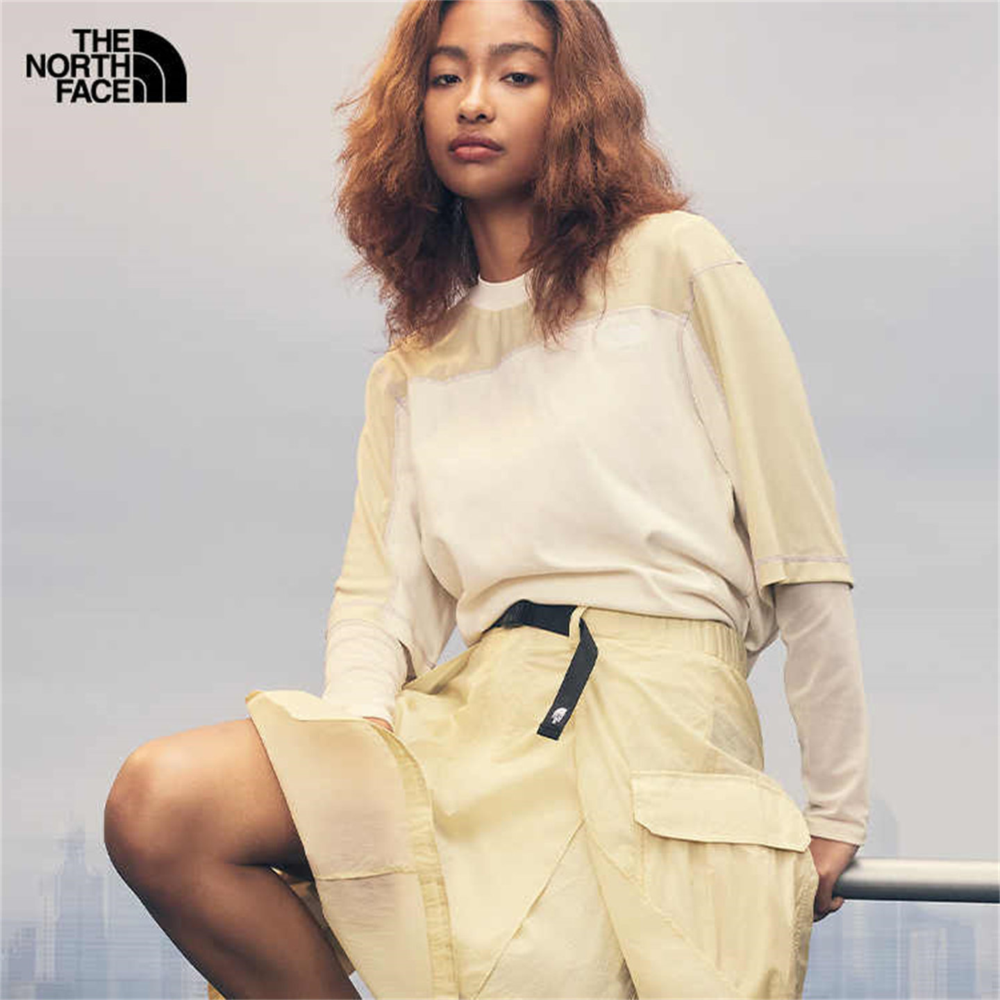 TheNorthFace北面UE短袖女子春夏款运动户外先锋系列纯棉T恤|8CM0