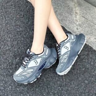 厚底增高赛博休闲老爹鞋 MLB运动鞋 NY时尚 新款 3ASHW015N 男女25秋季