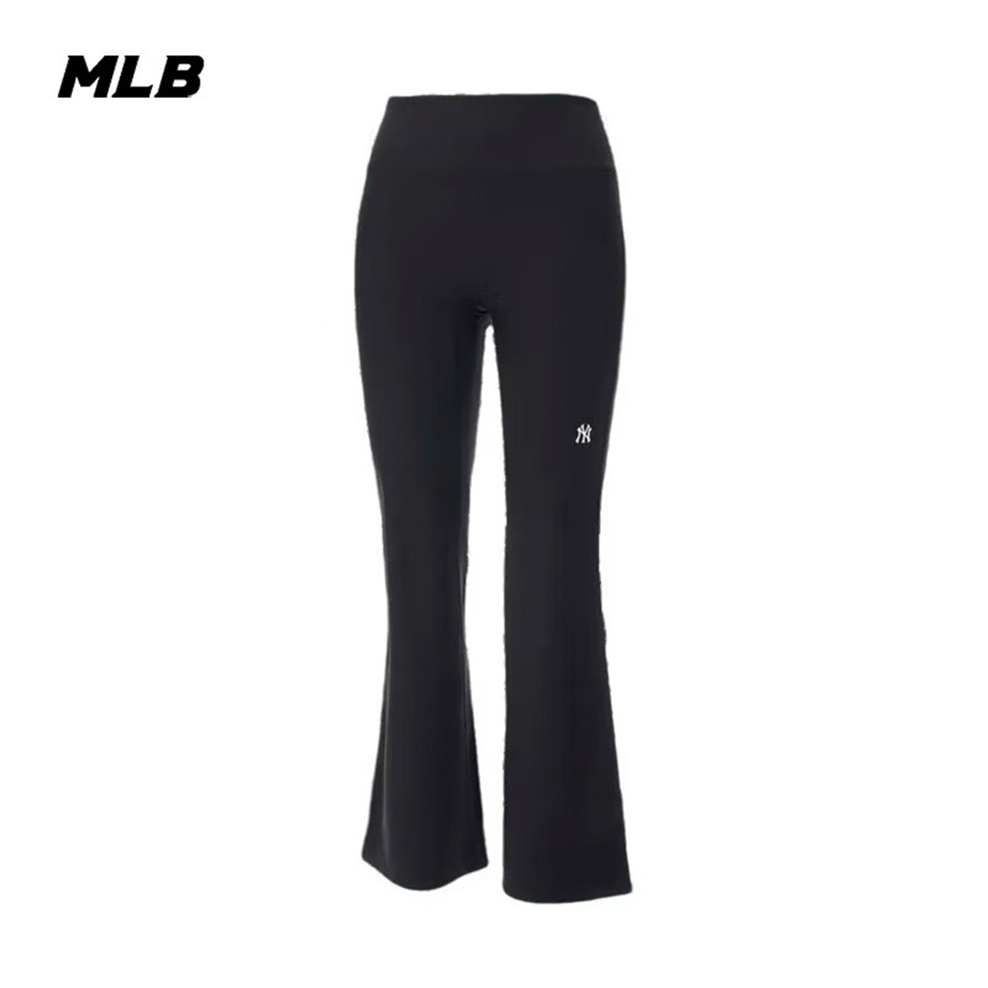 MLB女士喇叭裤25春夏新款NY小标修身瑜伽裤休闲运动裤3FLGB0251