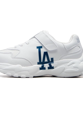 MLB运动鞋男女童舒适潮流时尚低帮透气复古魔术贴休闲鞋7ASHJ014N