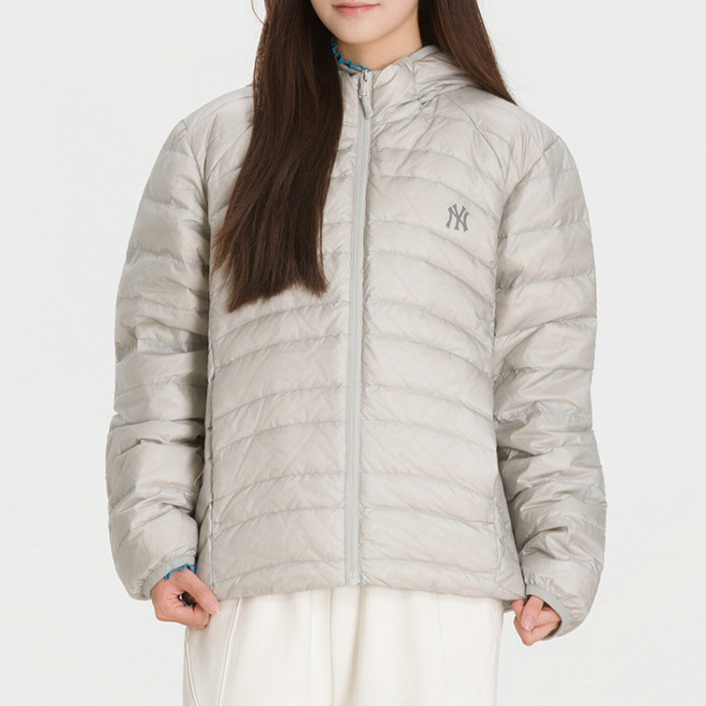 MLBNY秋冬防泼水轻薄羽绒服