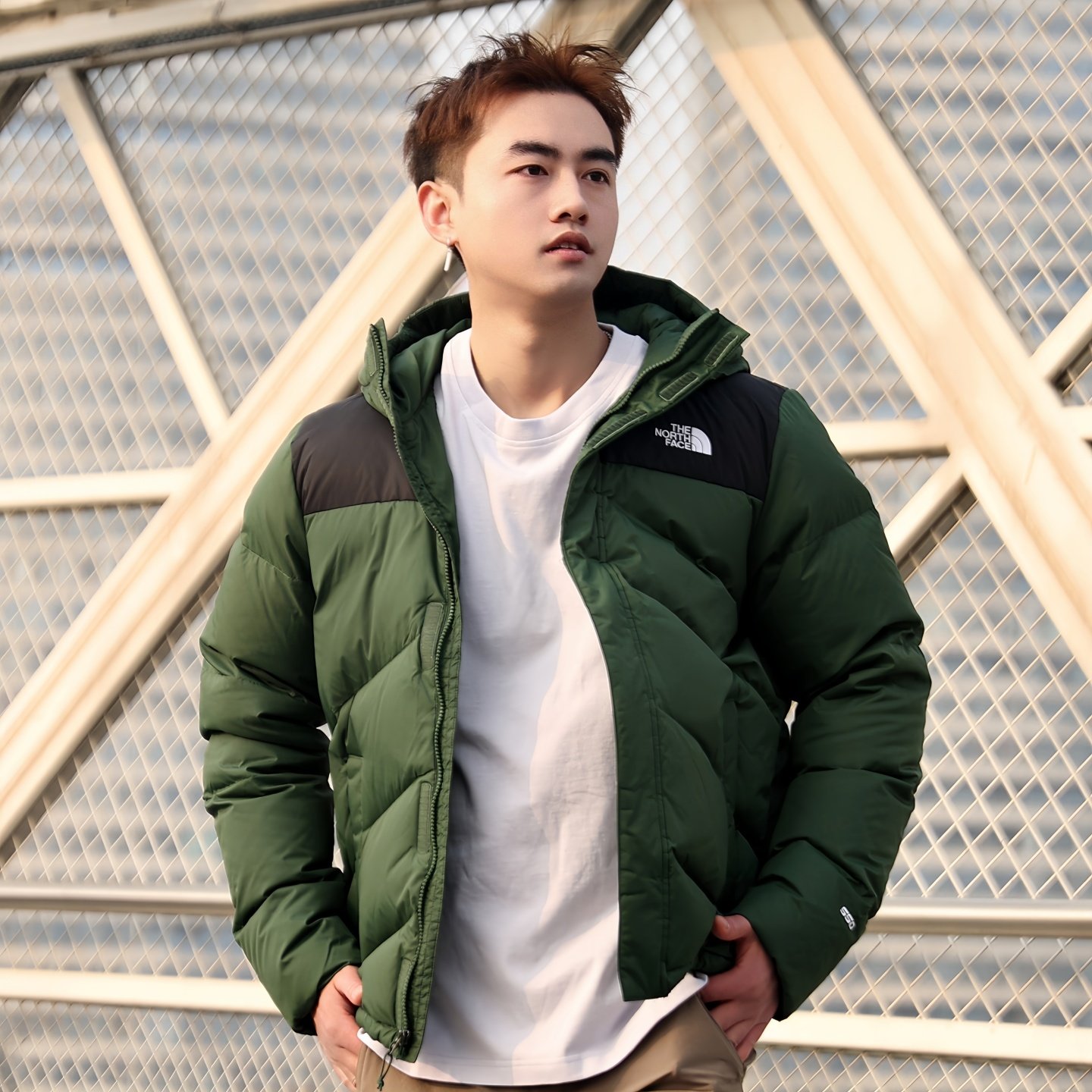北面男羽绒服保暖防寒防泼水外套