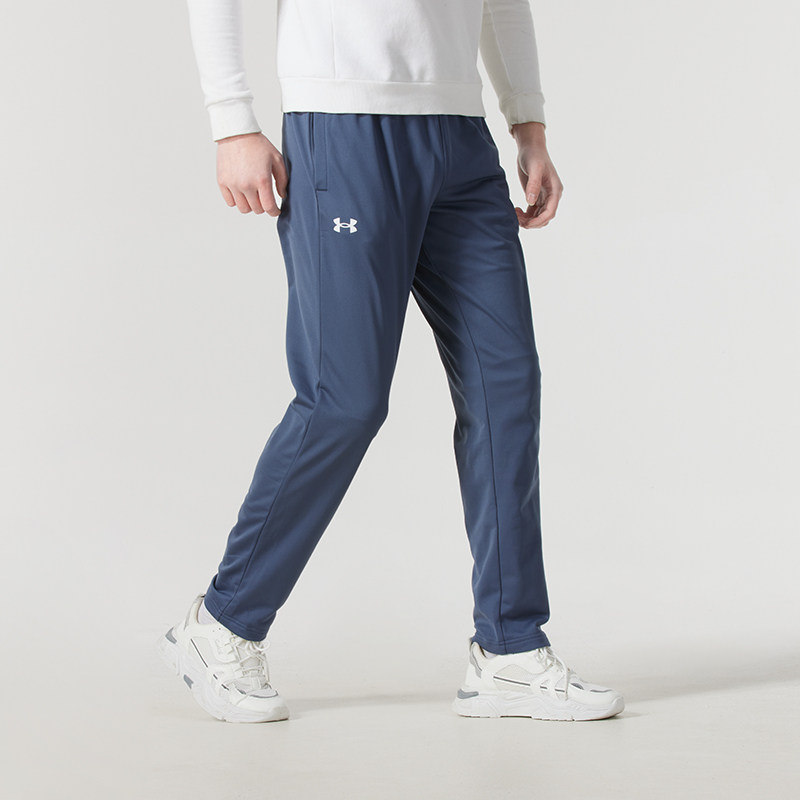 UA安德玛加绒裤子男裤秋冬新款保暖运动宽松直筒休闲卫裤1379876