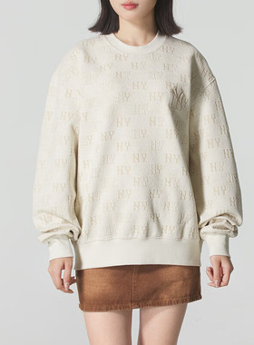 MLB卫衣男女25秋季新款运动时尚柔软舒适透气圆领套头衫3AMTM0154