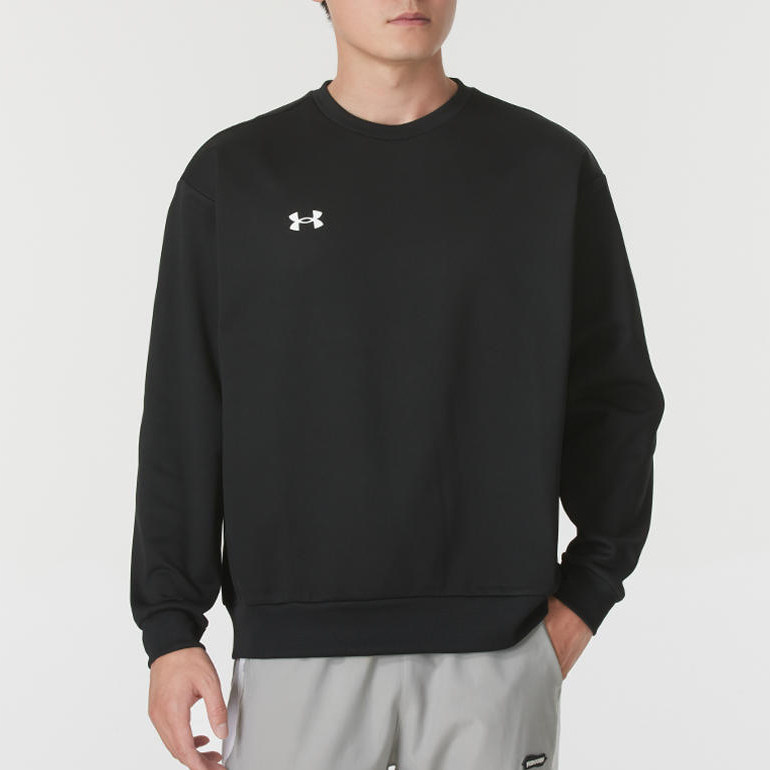 安德玛男加绒套头衫卫衣