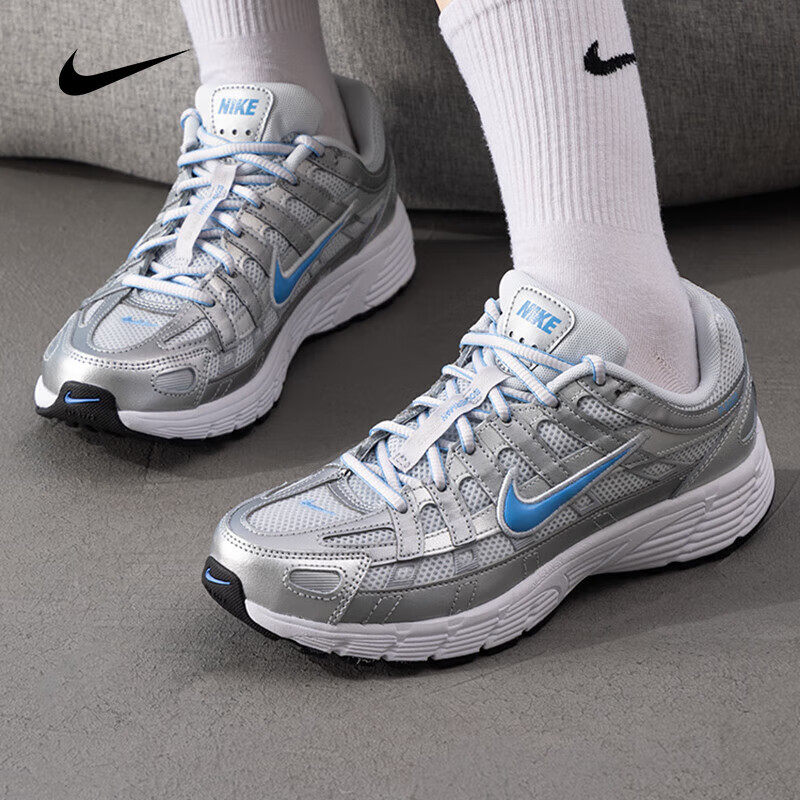 NIKE耐克大童鞋P-6000低帮复古耐磨舒适缓震休闲运动鞋跑鞋HV5064