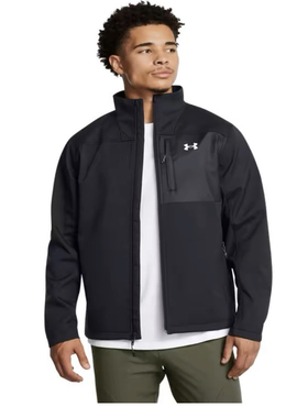 安德玛UA25秋冬新款Storm男子户外健身运动软壳夹克外套1371586