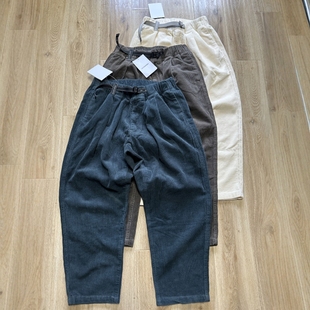 本 锥形长裤 原厂原面料 户外机能 纯棉重磅灯芯绒 区别市场版