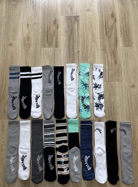 日线 Bil磅 中高筒 滑板陆冲 毛巾底 棉袜 四季搭配