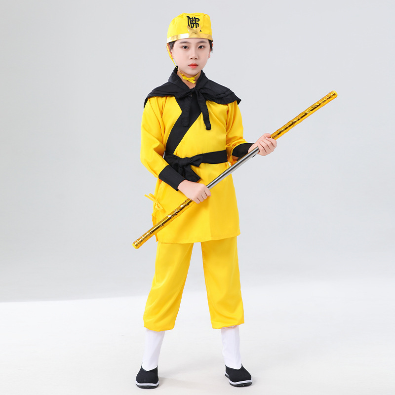 儿童西游记孙悟空服装表演出服古装大师兄舞台金箍棒面具道具