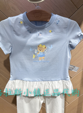 PawinPaw婴童专柜正品26夏款女宝甜美可爱卡通圆领T恤PBRAG2381M