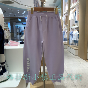 TeenieWeenie童装专柜正品24年秋款女童休闲卫裤TKTM243851K