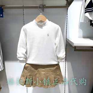 25年秋女童半高领打底衫 Polo 专柜正品 KIDS童装 B5JW535D0072 walk