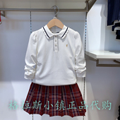 Polo 25秋新女童学院翻领T恤CCJW535D0141 专柜正品 walk KIDS童装