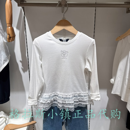 Polowalk童装秋女童圆领长袖T恤