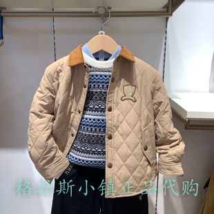 Polo walk KIDS童装正品25冬款男童帅气翻领棉服外套CP6W531H0021