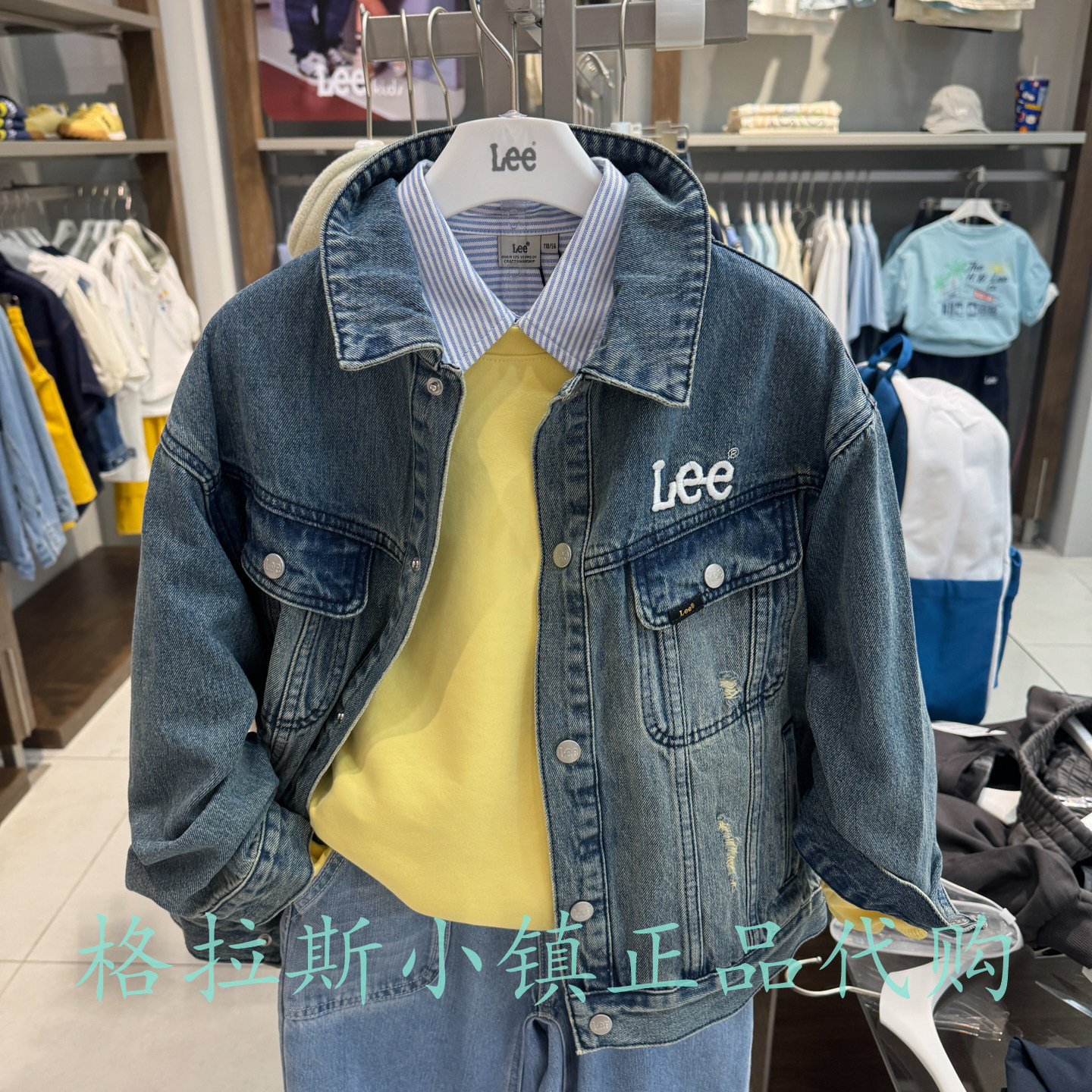 特价LeeKids童装秋儿童牛仔外套图片