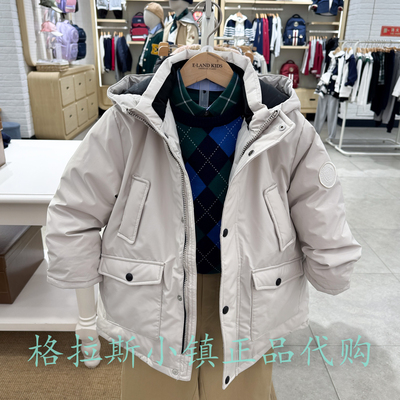 鹅绒衣恋童装正品冬男童羽绒服