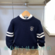 walk KIDS童装 专柜正品 Polo 25秋款 男童学院圆领毛衣AMRW532C0521