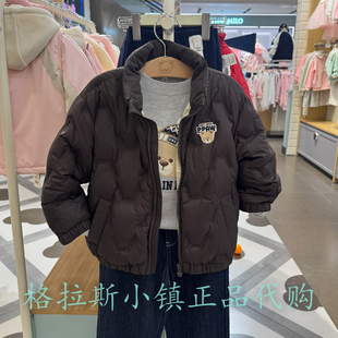 PawinPaw童装专柜正品25年冬款男童立领保暖羽绒服外套PCJDF4T35M