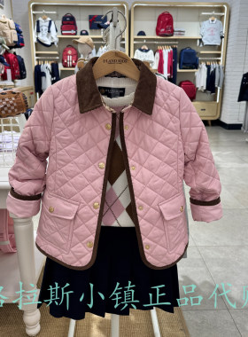 衣恋童装正品冬女童学院棉服外套