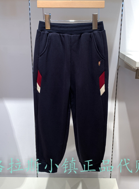 Polo walk KIDS童装正品25冬新款男加绒休闲运动卫裤A6SW533B0201