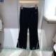 女童加绒微喇长裤 Polo B61W537A0061 专柜正品 25冬款 walk KIDS童装