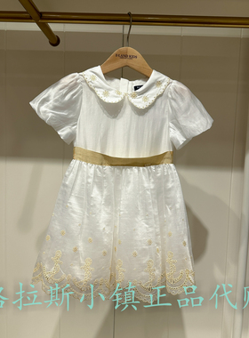 Elandkids衣恋童装专柜正品26夏款女童网纱公主连衣裙EKOWG2523A