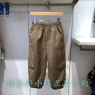 Polo walk KIDS童装正品25冬款男童加绒休闲工装长裤AFNW533A0041
