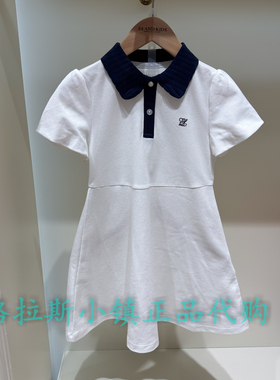 Elandkids衣恋童装专柜正品26夏款女童凉感抑菌连衣裙EKOMG2521K