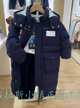 TeenieWeenie童装专柜正品25冬男童防风防水透湿羽绒服JD254V31A