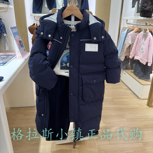 TeenieWeenie童装专柜正品25冬男童防风防水透湿羽绒服JD254V31A