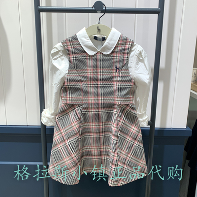 hazzys哈吉斯冬款女童背心连衣裙